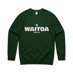 Merch: Waitoa Crew Sweater – Field Green