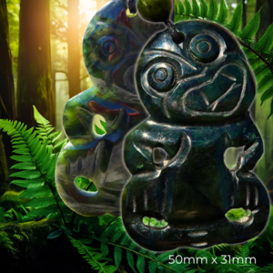Products: New Zealand Greenstone - Hei Tiki pendant Real NZ Adventures