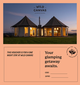 Pōhutukawa Tent - Gift voucher for a one night stay wild-canvas