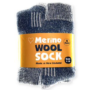 Merino Wool Sock - 4 Pairs