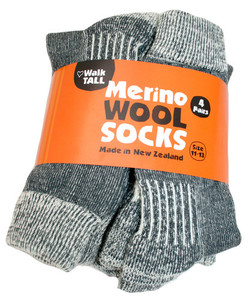 Merino All Season Sock - 4 Pairs walktall