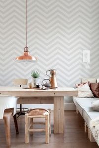 Chevron Grey/White – Last Roll Wallsorts