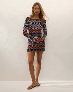 Sierra Mini Dress - Cadaques Stripe