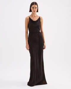 Onda Cupro Maxi Dress - Onda