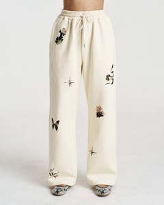 Motif Trackpant - Vanilla