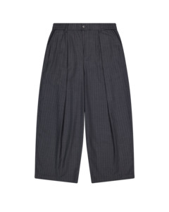Hakama Pants Wool - Charcoal Stripe