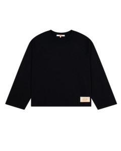 Crew Raglan - Black/Black