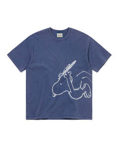TNT Peanuts Jumping Tee - Royal Blue
