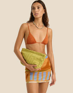Womens Bags Wallets: Towelling Pouch - Kin Aloe