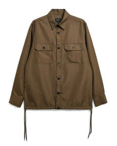 Military Long Sleeve Shirt - Brown