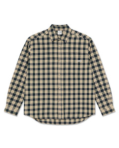 Mitchell Long Sleeve Shirt - Teal/Butter