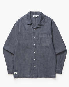 Chambray Resort Shirt - Dark Blue