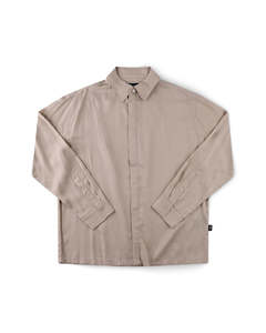 Ag Vivian Boxy Long Sleeve Shirt - Cream