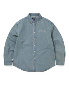 Washed Denim Shirt - Washed Blue
