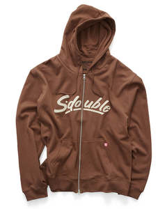 Swish Terry Zip Hoodie - Chocolate
