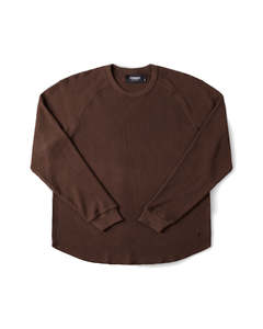 Ag Raglan Waffle - Brown