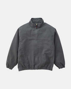 Mens Jackets Coats: Twill-Around Jacket - Smokey Grey