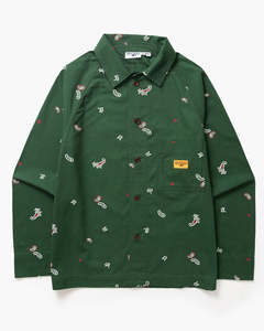 Paisley Front of House Jacket - Forest