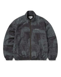 Mens Jackets Coats: Washed INTL Team Jacket - Patchwork