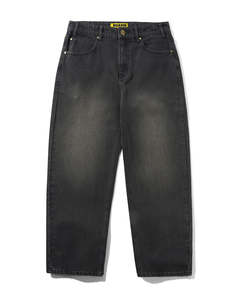 Racer Denim Jeans - Faded Black