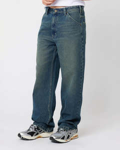 A5 Erik Baggy Denim Jeans Dark Blue - Dark Blue