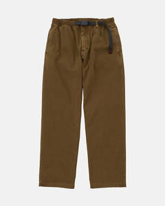 Straight Fit Pants - Bark Pigment