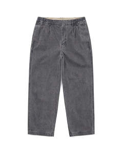 Double Pleated Wide Pant - Navy