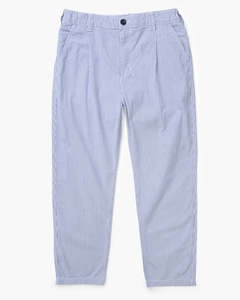 Mens Pants: Seersucker Waiter Pants - Navy Stripe