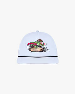 Santa Cruz Rope Hat - White