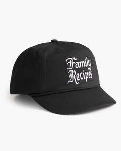Family Recipes Cap - Black