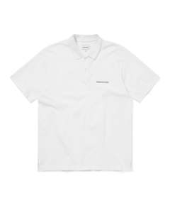 Thisisneverthat: T-Logo Short Sleeve Jersey Polo - White