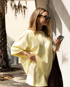 The Maya Mini Skirt - Lemon
