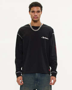 Abrand: Goth Bobby Long Sleeve T-Shirt - Black