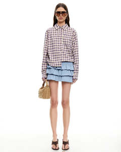 Solstice Mini Skort - Slate Blue
