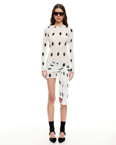 Lioness: Ford Mini Dress - Moonlight Polka
