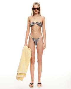 Paradiso Bottom - Beige Stripe