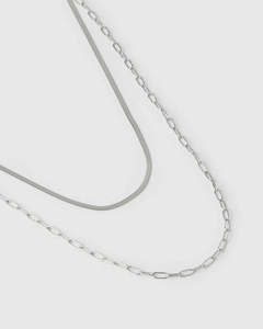 Louie Silver Necklace - Silver