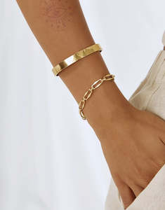 Natasha Gold Cuff - Gold