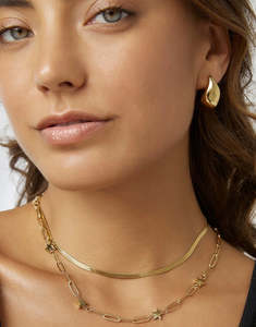 Arms Of Eve: Delphine Gold Earrings - Gold