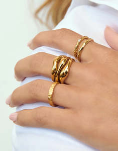 Arms Of Eve: Isabel Gold Ring - Gold