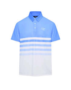 Signature Polo - Tranquil Blue Ombre Stripe