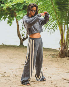 Araminta James: Races Trackpant - Washed Black