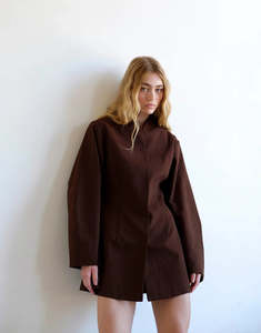 Commonplace Essentials: Bowery Dress - Choc
