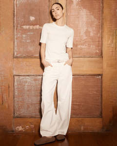 Vera Barrell Jeans - White