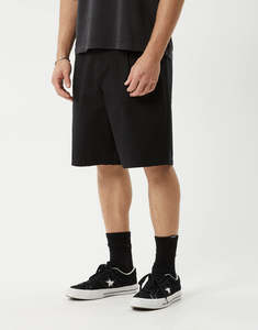 Daves Favourites: Glider 22" Pleated Shorts - Black