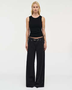 Milla Wide Blackout - Washed Black