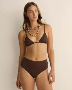 Womens New: June Swim Bottom - Solstice Truffle