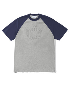Harvest Raglan T-Shirt - Navy/Heather