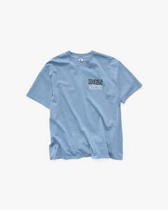 Mens T Shirts: Workshop T-Shirt - Overdye Ashley Blue