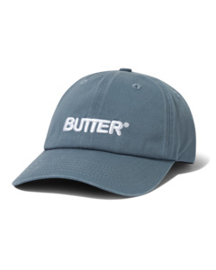 Rounded Logo 6 Panel Cap - Washed Ocean